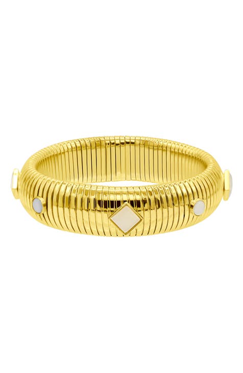 14K Gold Plate Bangle