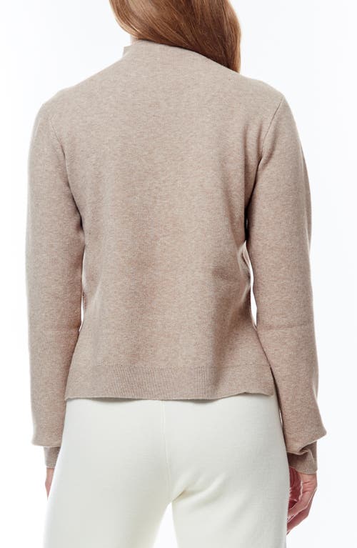 Shop By Design Dani High-low Sweater In Tapioca Heather