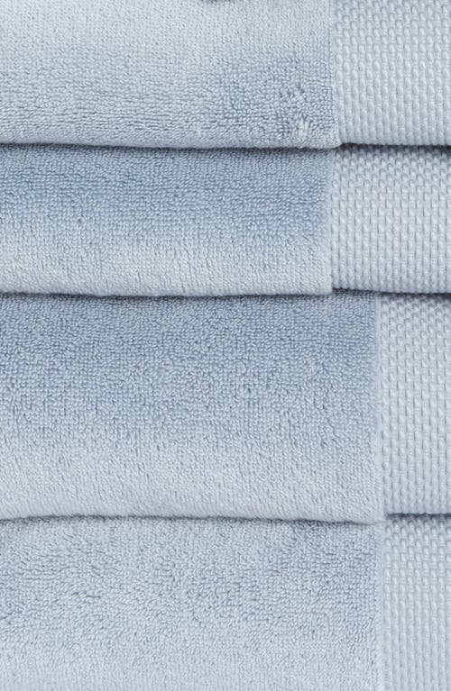 Matouk Regent 6-piece Towel Set In Hazy Blue