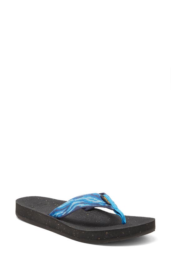 Teva Reflip Flip Flop In Waves Blue