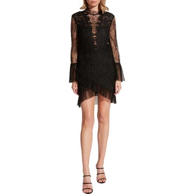 Bardot Wistonia Lace Cocktail Dress, Black
