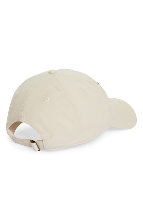 Shop Sporty And Rich Sporty & Rich Team Logo Embroidered Adjustable Cap In Cream