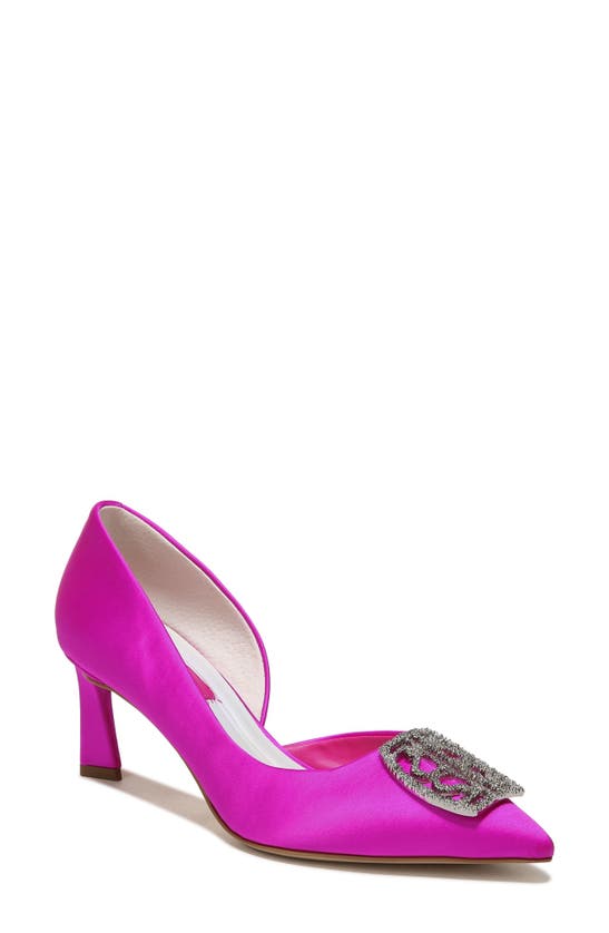Franco Sarto Tana 4 Pumps Women's Shoes In Fuchsia Pink Fabric | ModeSens