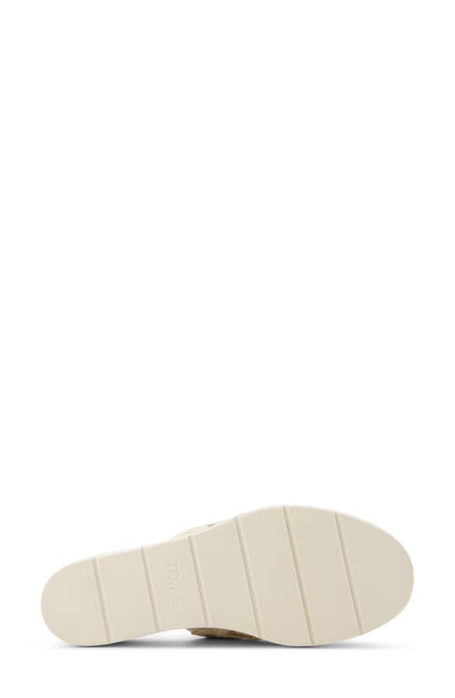 Shop Toms Margo Espadrille Wedge Slide Sandal In Natural