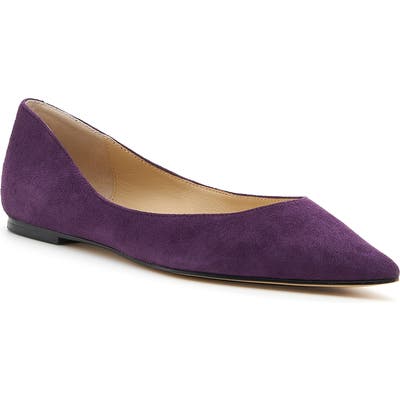 Botkier Annika Pointy Toe Flat- Purple