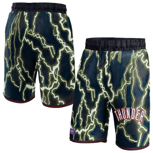 NBA X KIDSUPER Unisex NBA & KidSuper Studios by Fanatics Black Oklahoma City Thunder Hometown Shorts