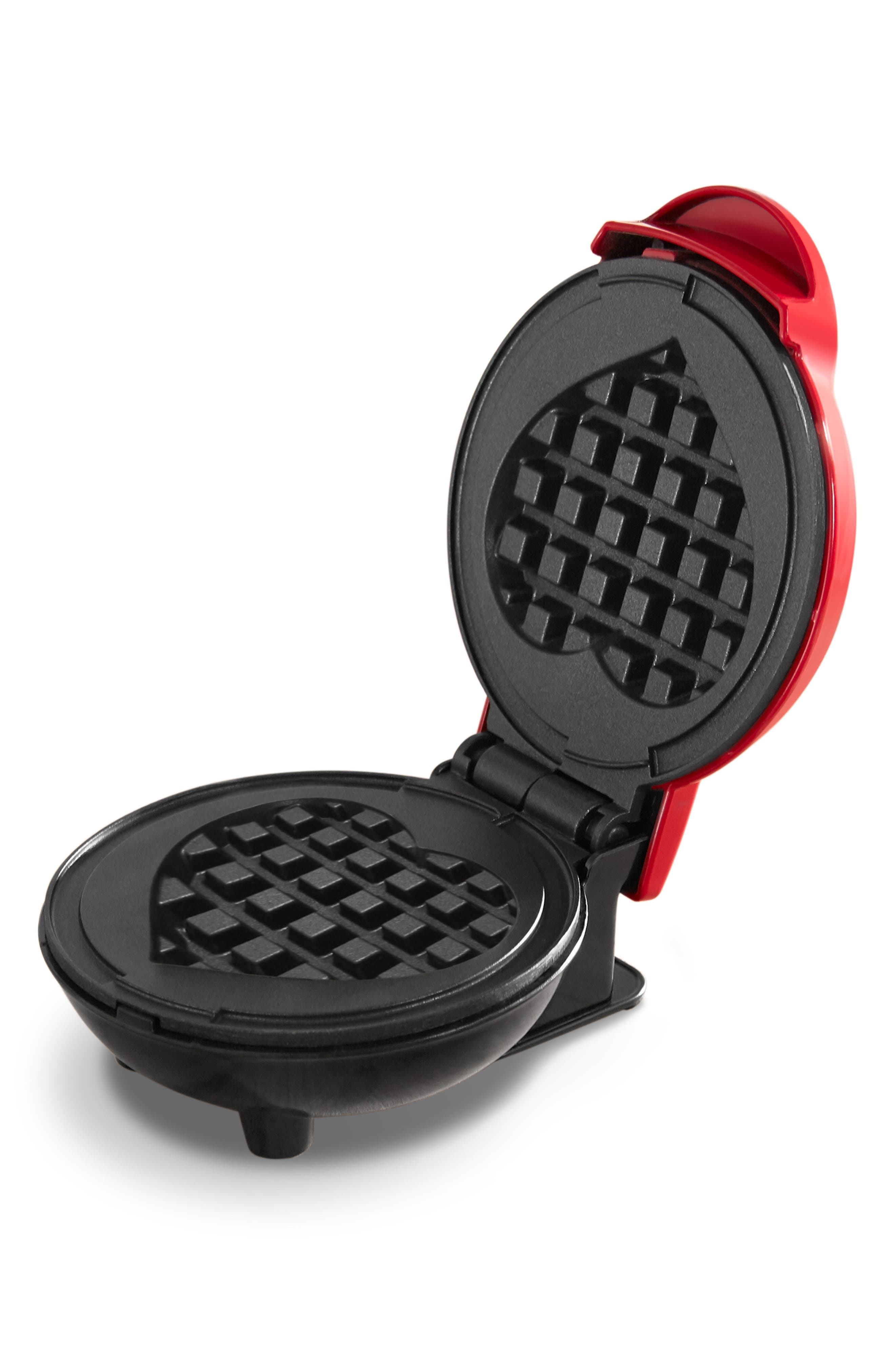 red waffle maker