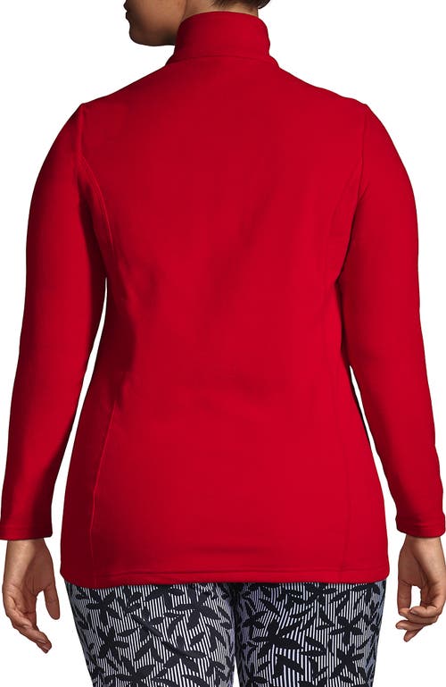 LANDS' END LANDS' END PLUS SIZE ANYWEATHER FLEECE FULL ZIP JACKET 