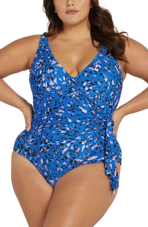 Jaqua Hayes One-Piece Swimsuit in Blue