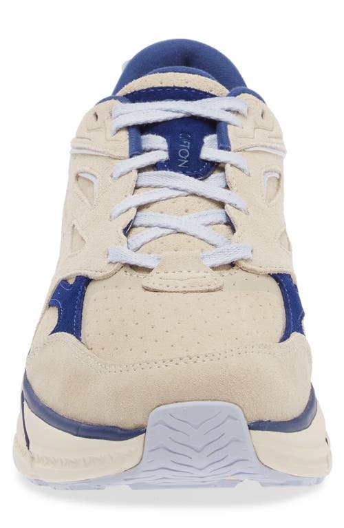 Shop Hoka Clifton L Sneaker In Oat Milk/bellwether Blue