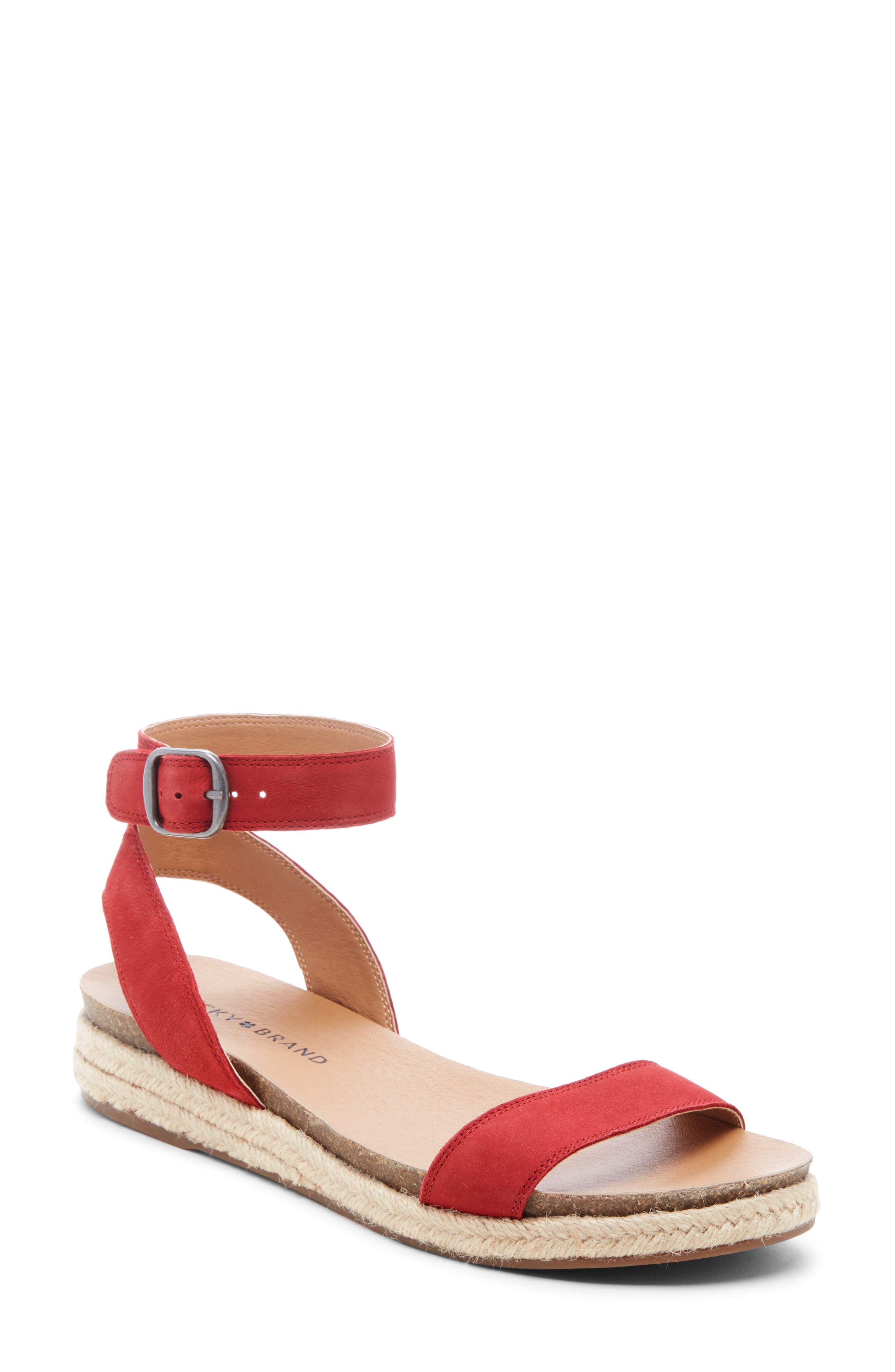 lucky brand women's garston flat sandal