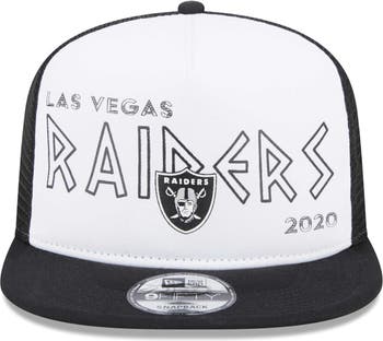 New Era Men's New Era White/Black Las Vegas Raiders Banger 9FIFTY