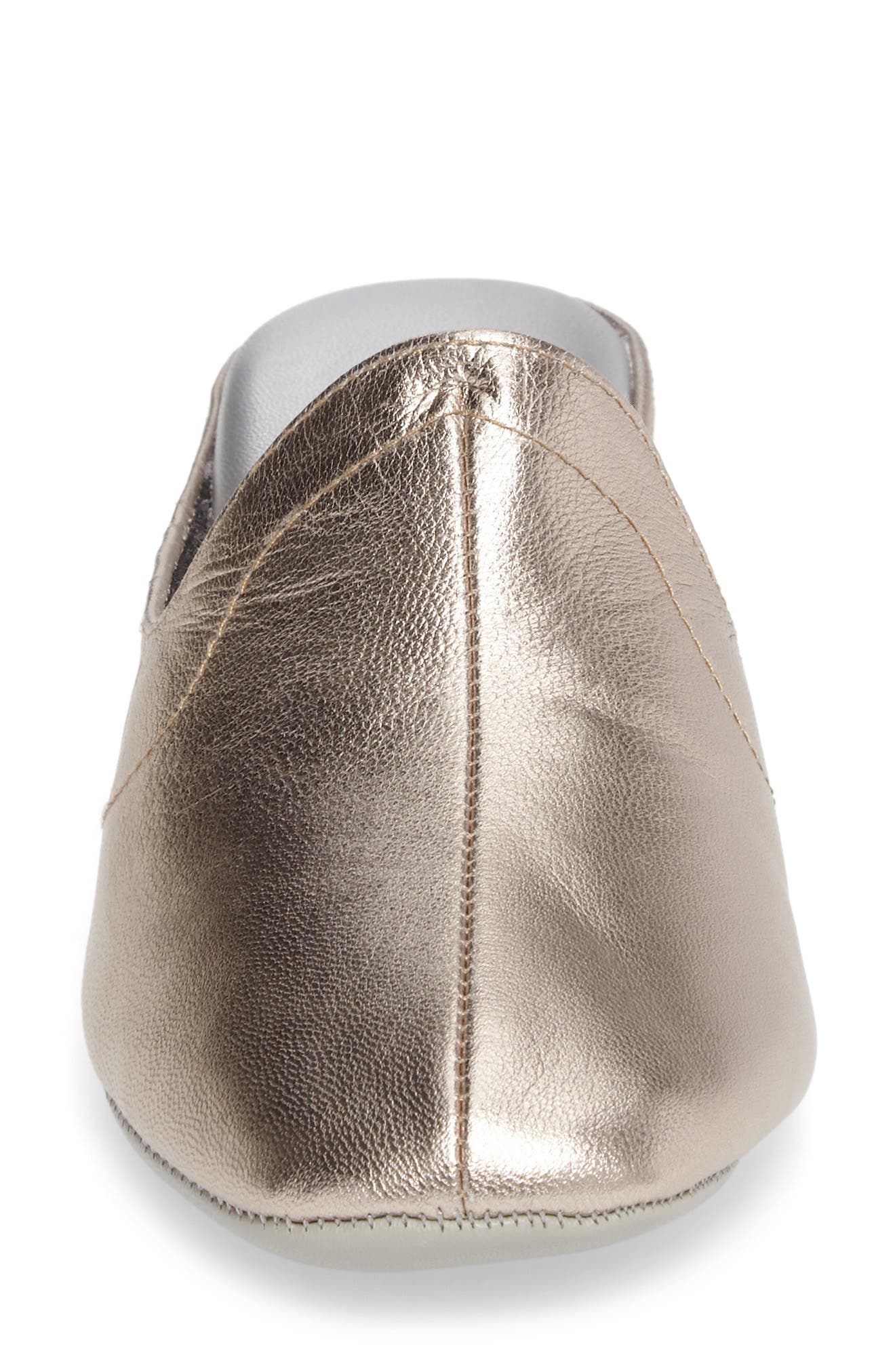 Daniel Green Pantofole Donna Glamour Con Zeppa, Pelle Oro (Gold Kidskin), Taglia 40 EU