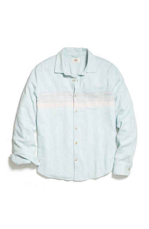 Shop Marine Layer Stripe Button-up Shirt In Blue/pink Stripe