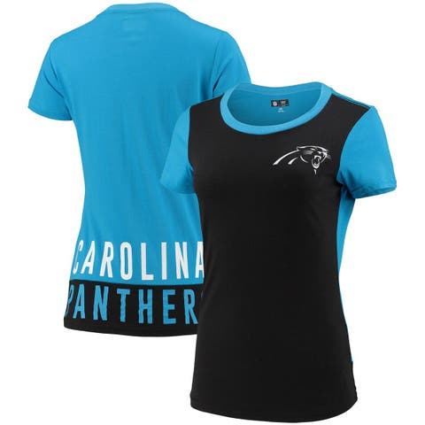 Women's G-III 4Her by Carl Banks White Carolina Panthers Football Girls Graphic Fitted T-Shirt Size: Extra Large