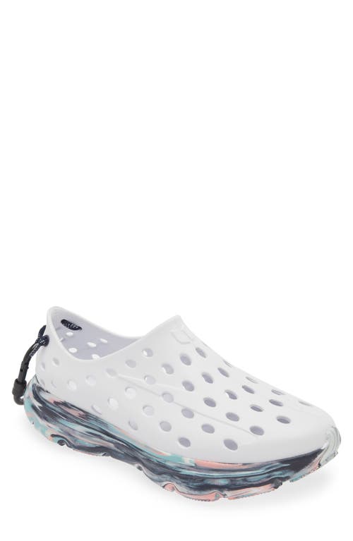 Kane Gender Inclusive Revive Shoe in White/Navy/Pink Marble 