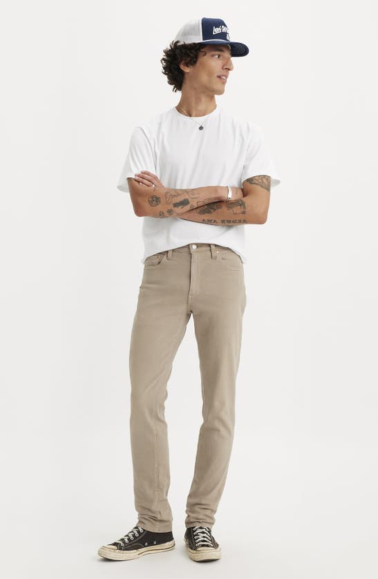 Shop Levi's 511™ Garment Dyed Slim Fit Jeans In Craft Paper Gd
