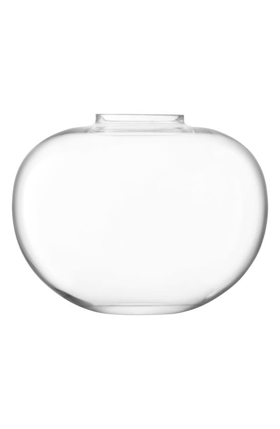 Lsa Flower Curved Bouquet Vase In Transparent