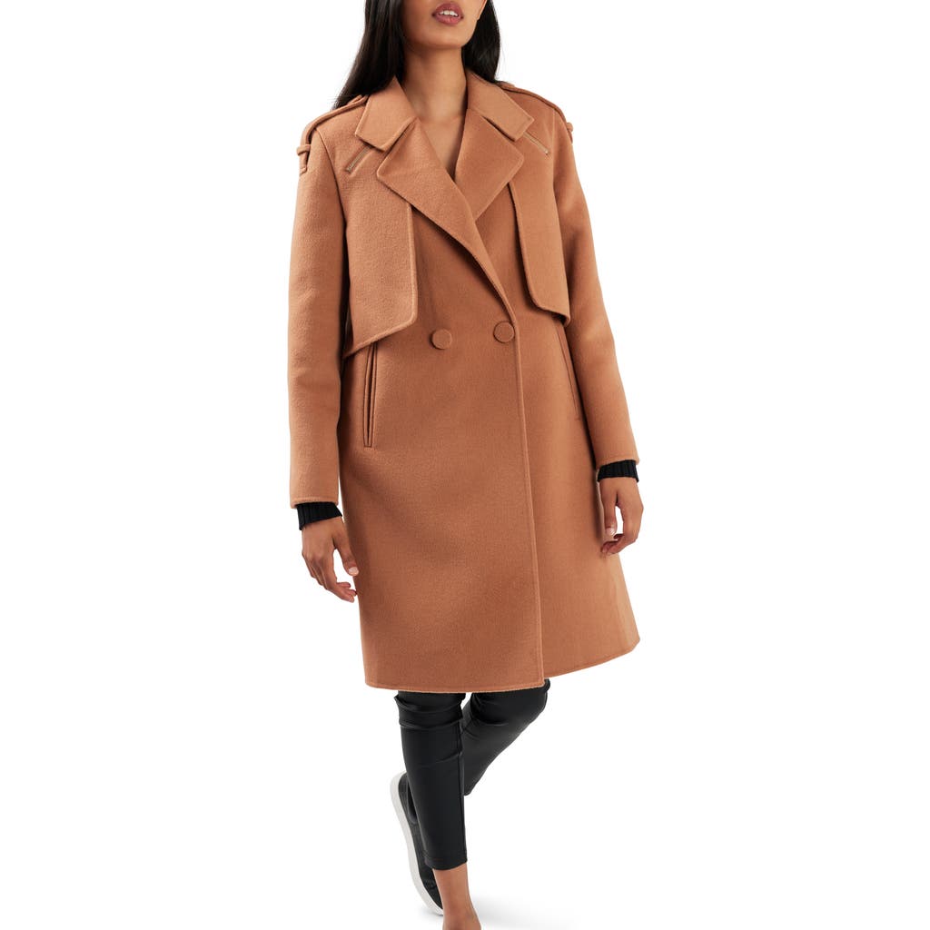Belle & Bloom Palm City Wool Blend Coat In Camel