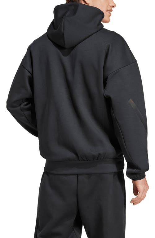 Shop Adidas Sportswear New Zne Full-zip Hoodie In Black