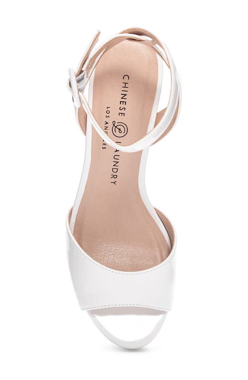 Shop Chinese Laundry Theresa Platform Sandal In White