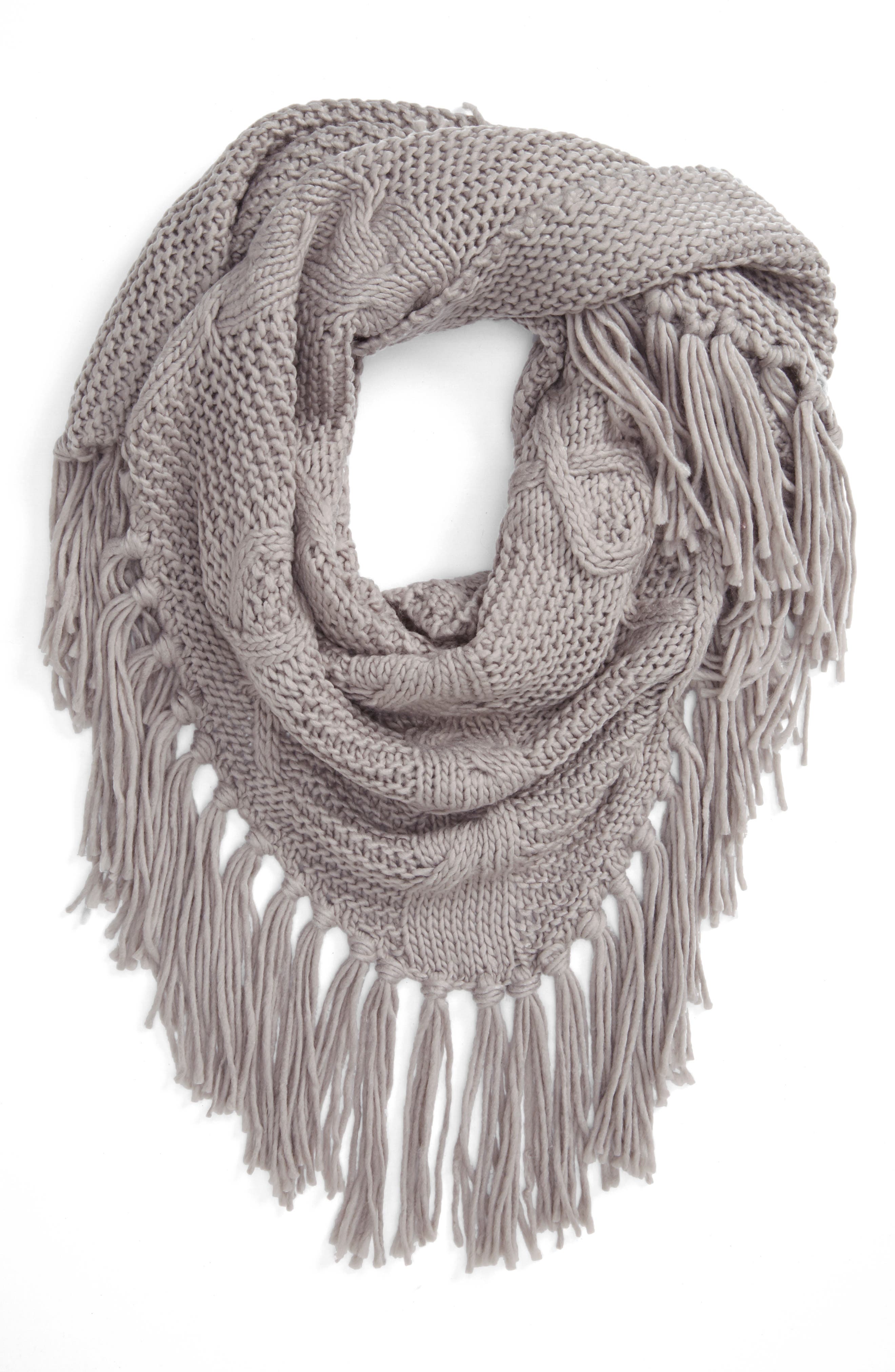BP. Cable Knit Triangle Scarf Nordstrom