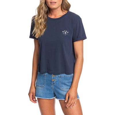 Roxy Good Decision Graphic Tee, Blue