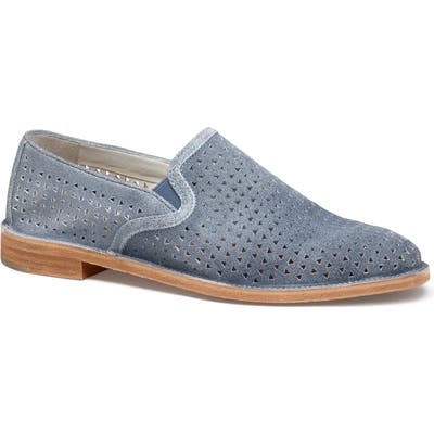 Trask Ali Perforated Loafer, Blue