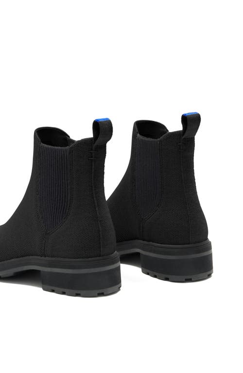 Rothys Rothy's The Lug Boot In Onyx Black