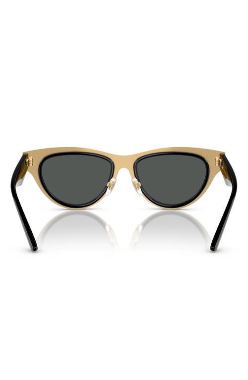 Shop Versace 52mm Cat Eye Sunglasses In Black