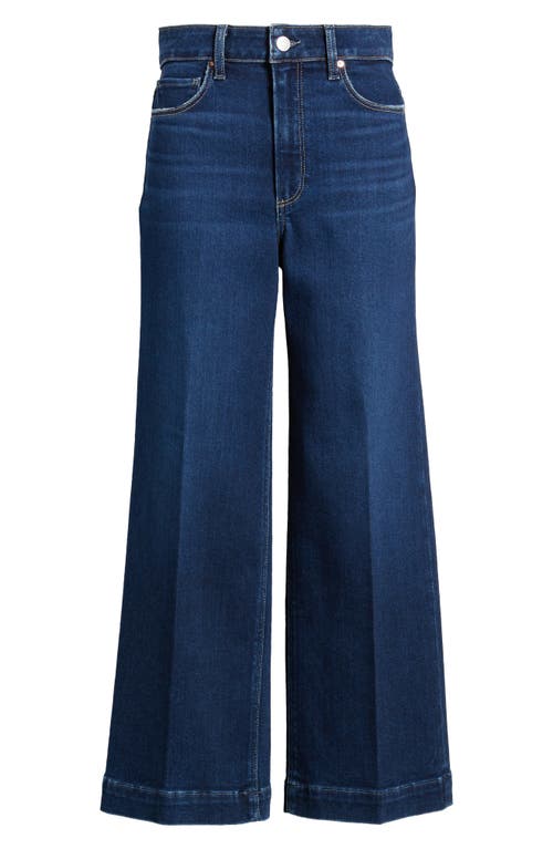 Shop Paige Anessa High Waist Ankle Wide Leg Jeans In Provocative