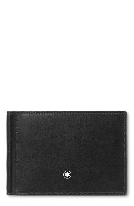 Shop Montblanc Meisterstück Leather Bifold Wallet In Black
