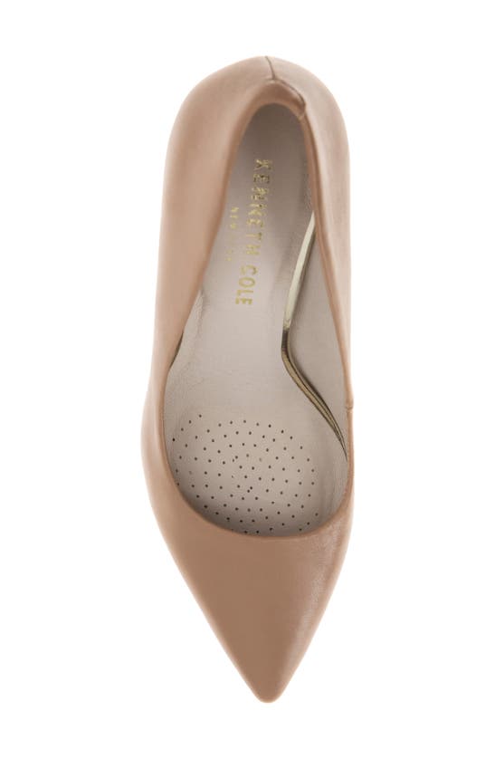 Kenneth Cole Aundrea Pointed Toe Pump In Latte