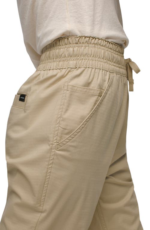 Shop Prana Palisades Organic Cotton Blend Ripstop Pants In Sandstone