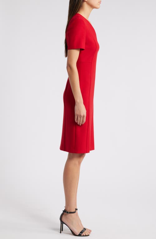 Shop Hugo Boss Boss Damaisa Sheath Dress In Hope