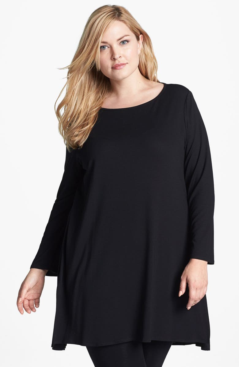Eileen Fisher Jersey Tunic (Plus Size) | Nordstrom
