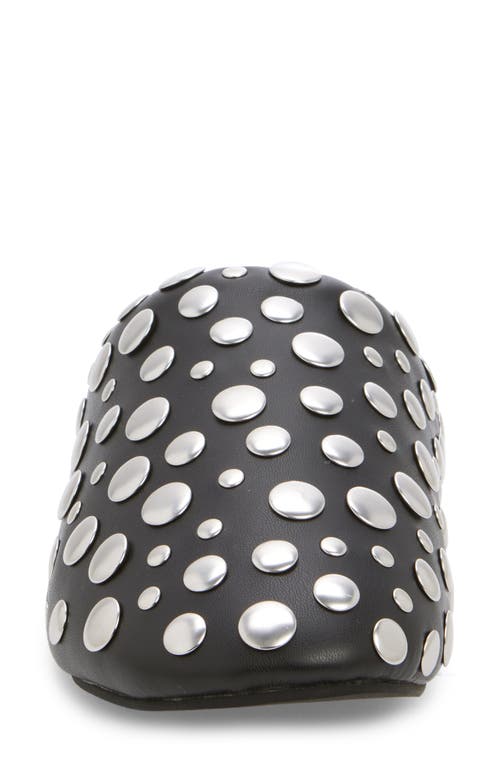 Shop Simon Miller Studded Bubble Mule In Black/silver