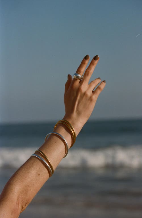 St. Moran Augustine Set Of 3 Bangles In Gold