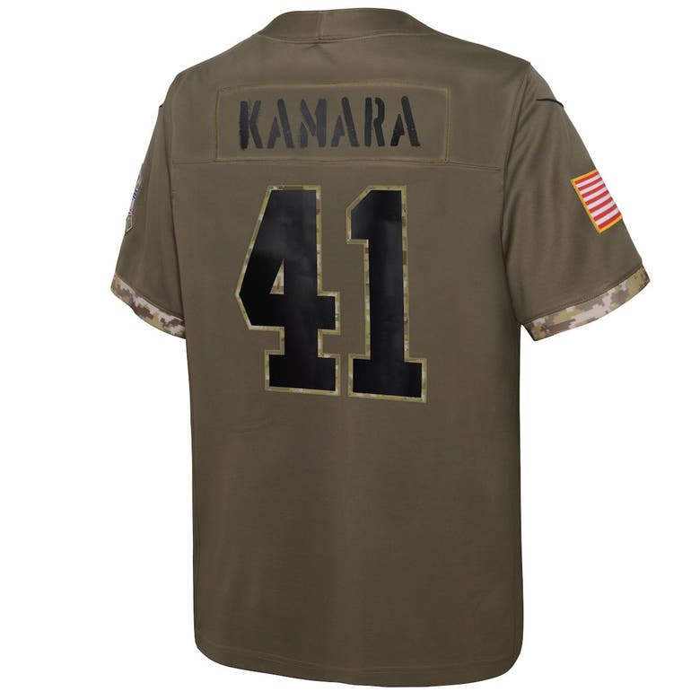 Alvin Kamara New Orleans Saints Nike Youth 2022 Salute To Service Player  Limited Jersey - Olive