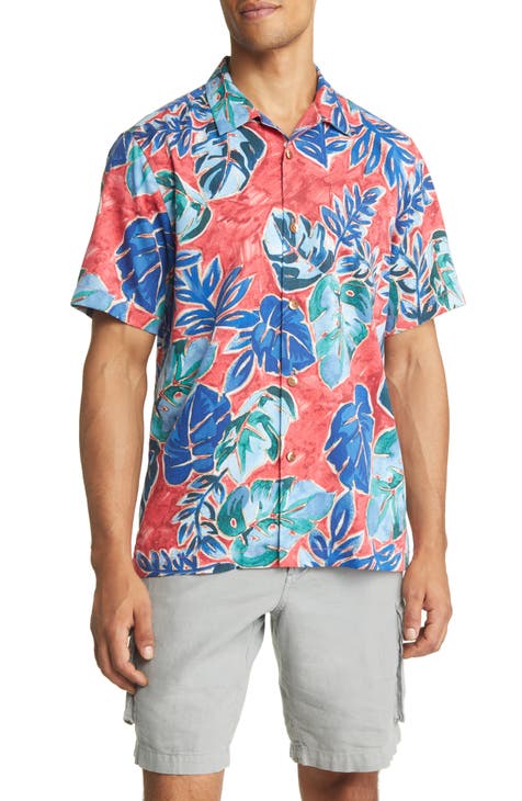 $175 Tommy Bahama San Francisco Giants Hawaii Floral Men Silk Shirt