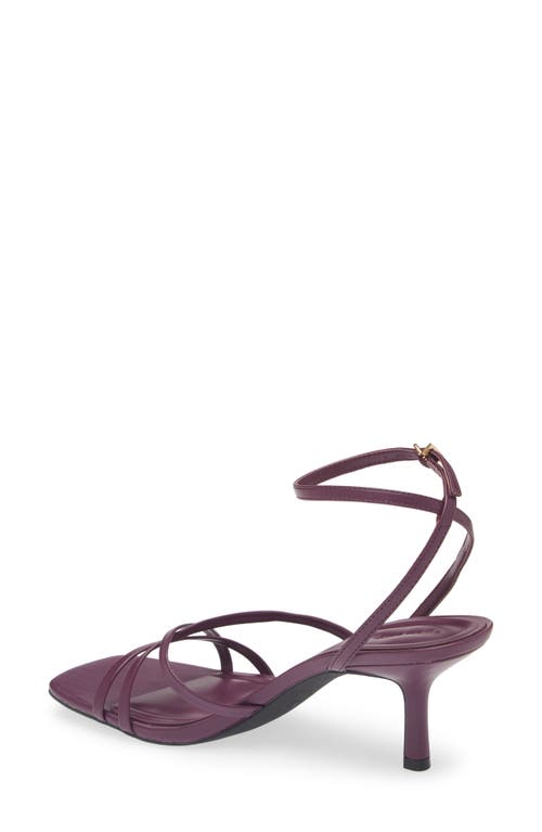 Shop Open Edit Remington Ankle Strap Sandal In Purple Mulberry