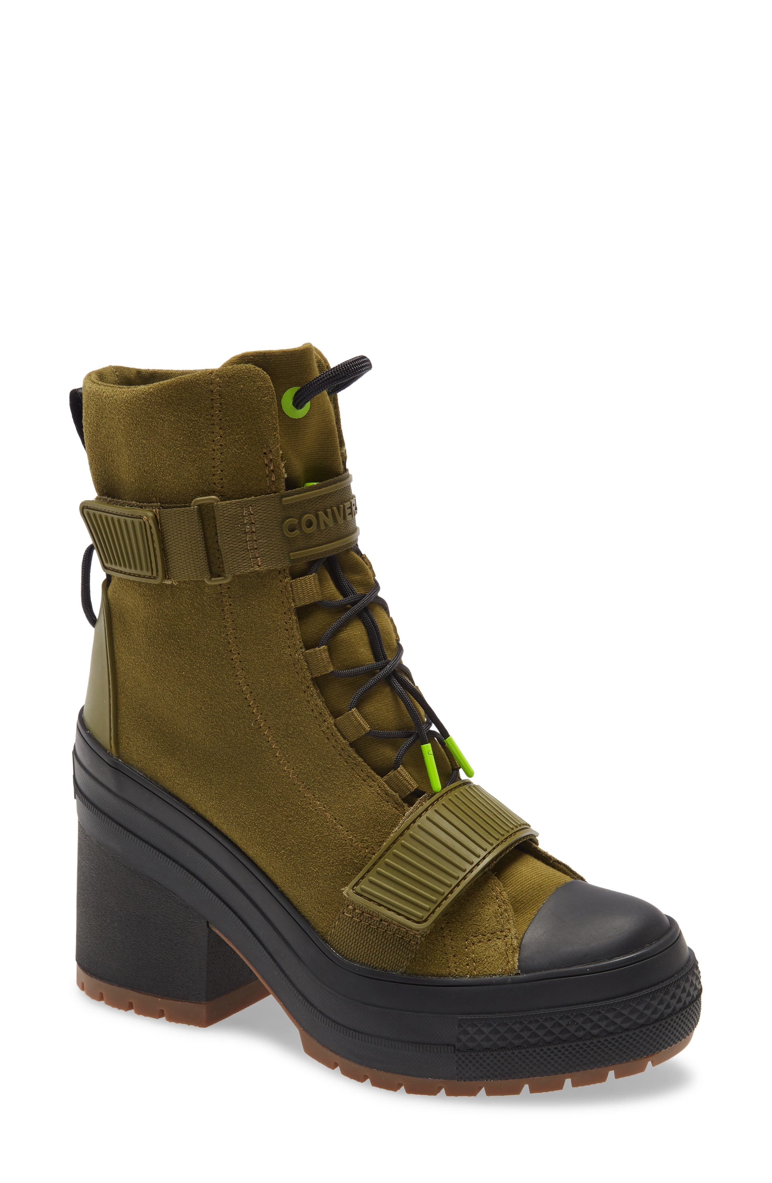 converse green boots