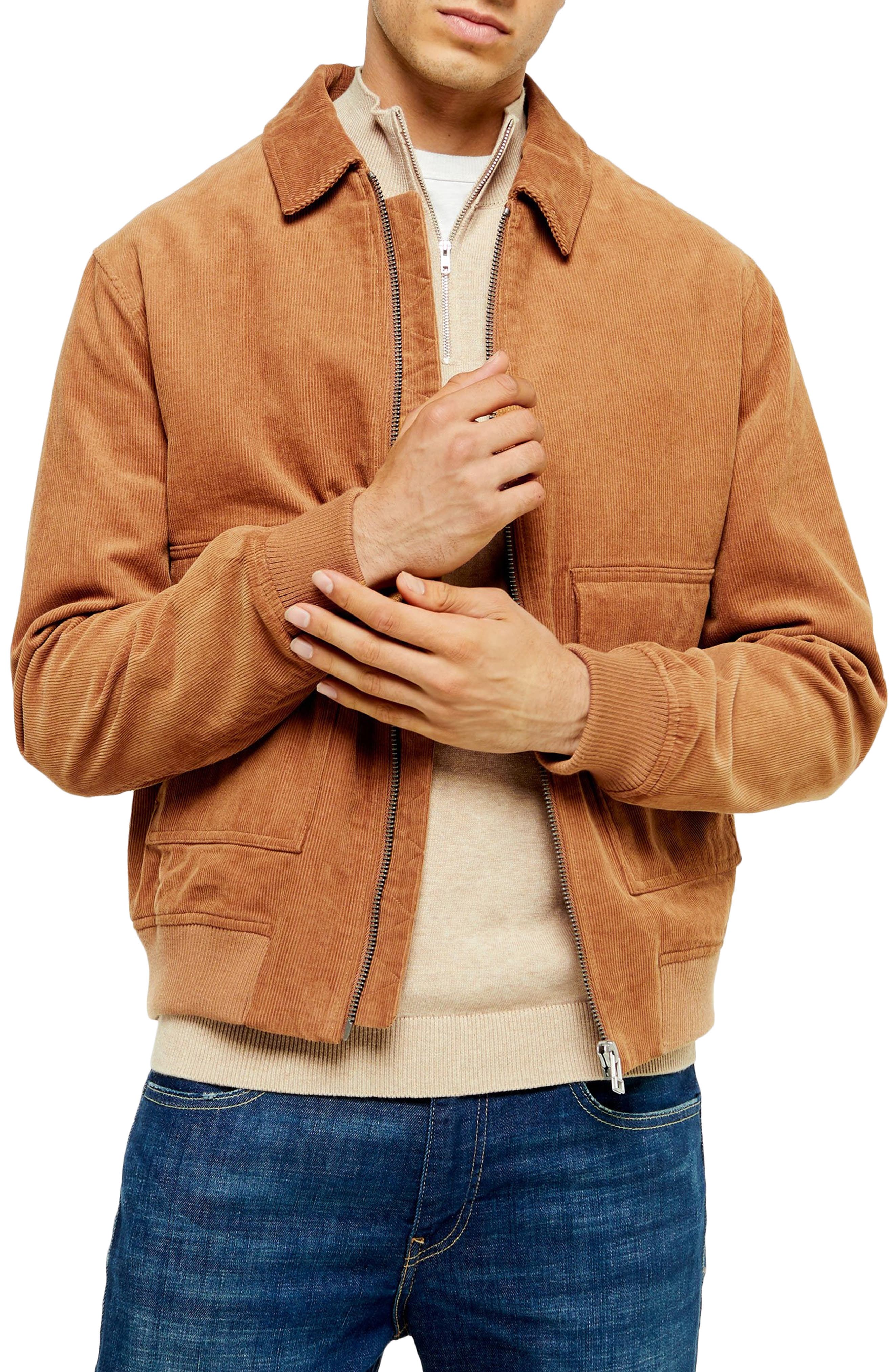 Topman Corduroy Harrington Jacket Nordstrom