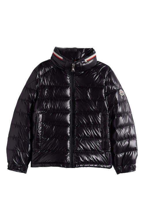 Moncler Kids' Bourne Down Jacket Blue Navy at Nordstrom,