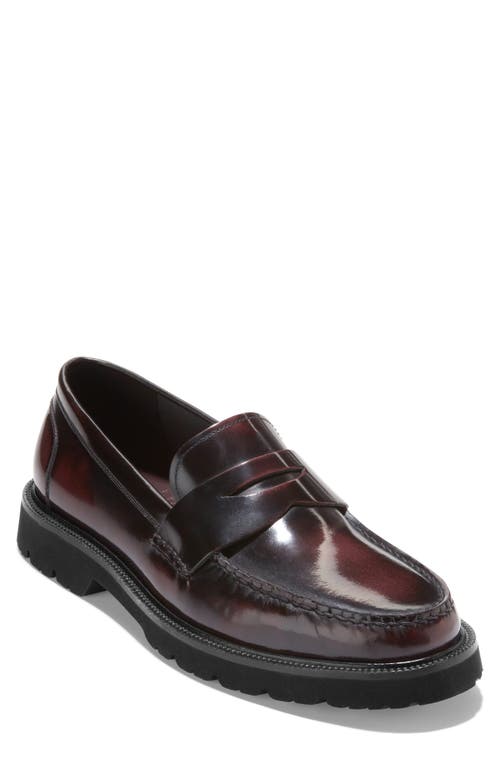 Cole Haan American Classics Penny Loafer Deep Burgundy/Black at Nordstrom,