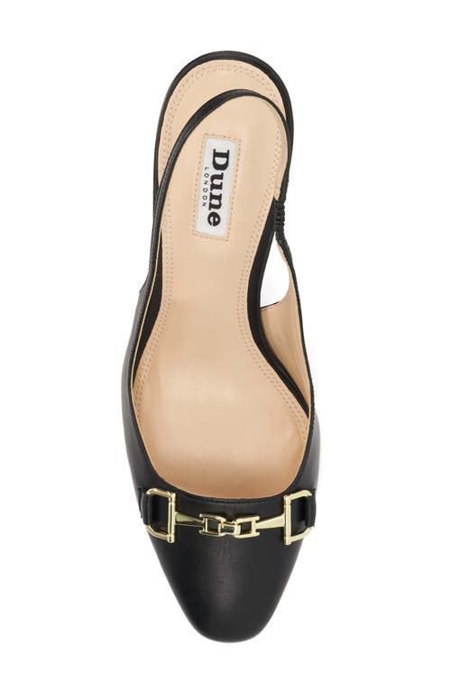 Shop Dune London Detailed Slingback Pump In Black