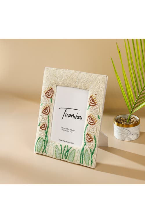 Tiramisu Garden Whispers Picture Frame In White Multi