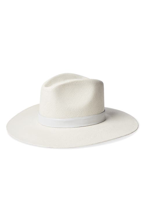 Harper Straw Hat in Panama White