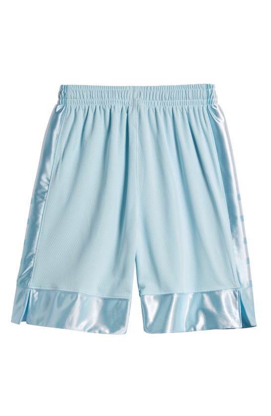 Shop Nike Kids' Dri-fit Elite Basketball Shorts In Glacier Blue/ White