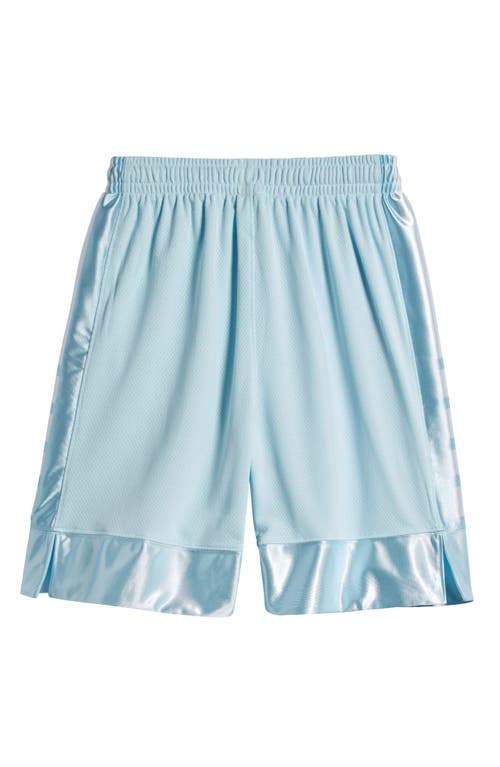 Shop Nike Kids' Dri-fit Elite Basketball Shorts In Glacier Blue/white